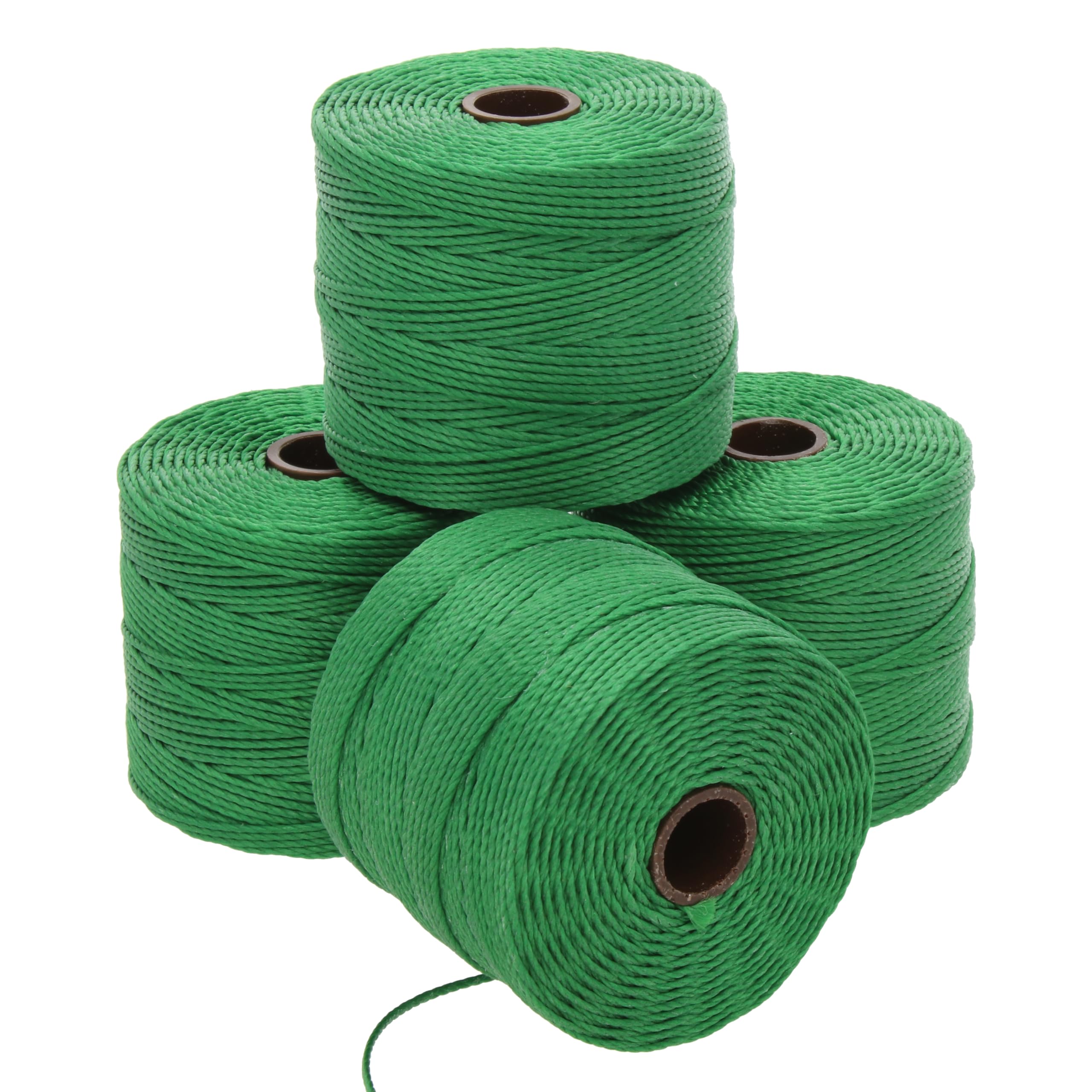 Fil nylon tressé Super-lon 18 Vert de 70,4 m idéal pour micro-macramé
