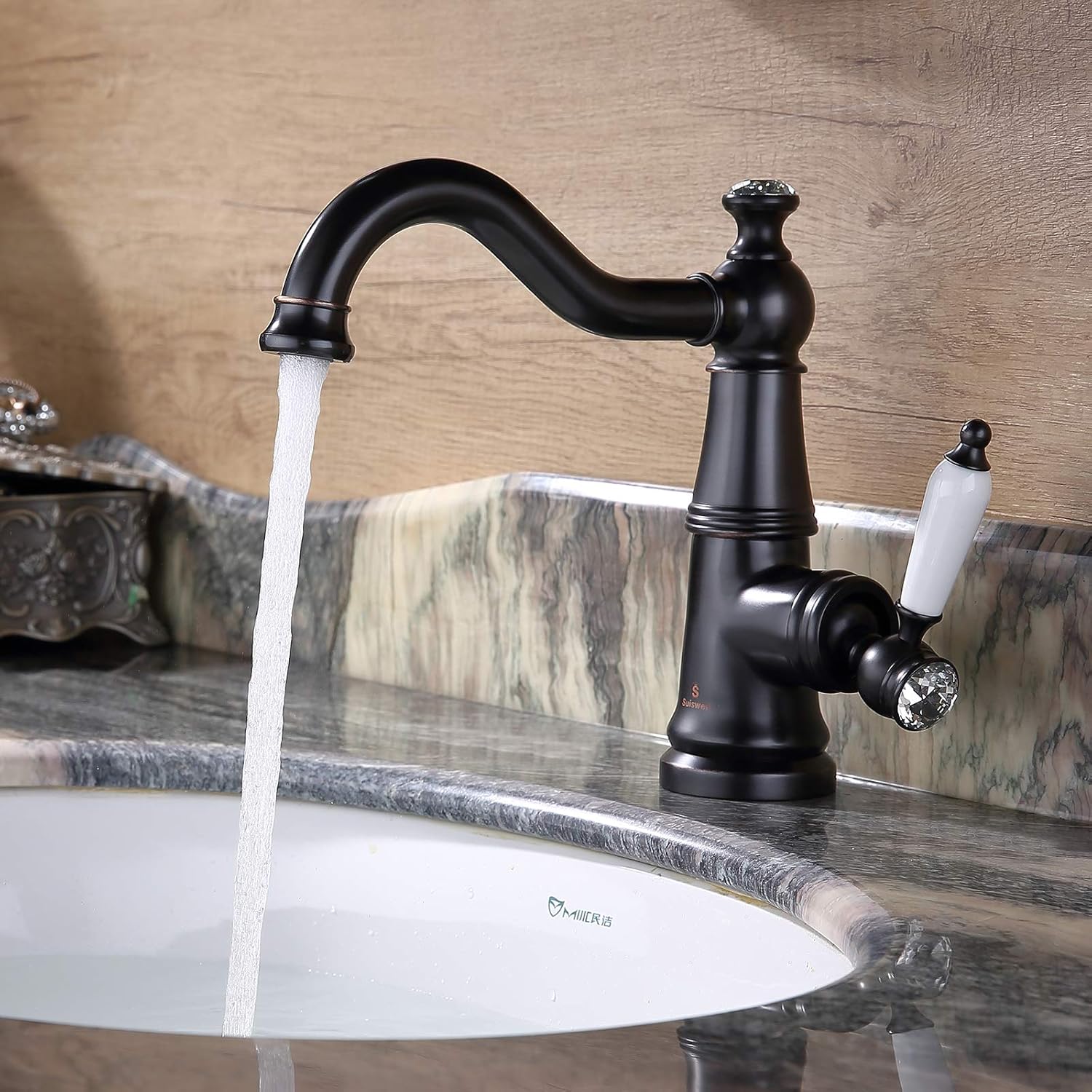 Frее Shірріng Ovеr $50 Suiswell Matte Black Bathroom Sink Faucet, Oil Rubbed Bronze Bathroom Faucet Single Hole Single Handle Lead-Free Bathroom Sink Vessel Faucet, 6412BL Flаѕh Sаlе Buу 1 gеt 1 Suiswell Matte Black Bathroom Sink Faucet, Oil Rubbed Bronze Bathroom Faucet Single Hole Single Handle Lead-Free Bathroom Sink Vessel Faucet, 6412BL