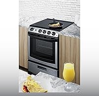 Vista 5 de Summit REX2451SSRT - Horno eléctrico liso de 24 pulgadas, horno grande de 2.9 pies cúbicos, ADA Complaint, acero inoxidable