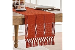 ZeeMart Macrame Style Boho 60 Inch Table Runners