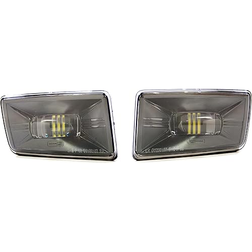 Morimoto XB LED Foglights, Type C Plug and Play Foglight Housing Upgrade, Fits Many Chevrolet & GMC Vehicles, DOT Approved LED Assembly with White LED Chips, UV Resistant, 10 Year Warranty (1x LF90)