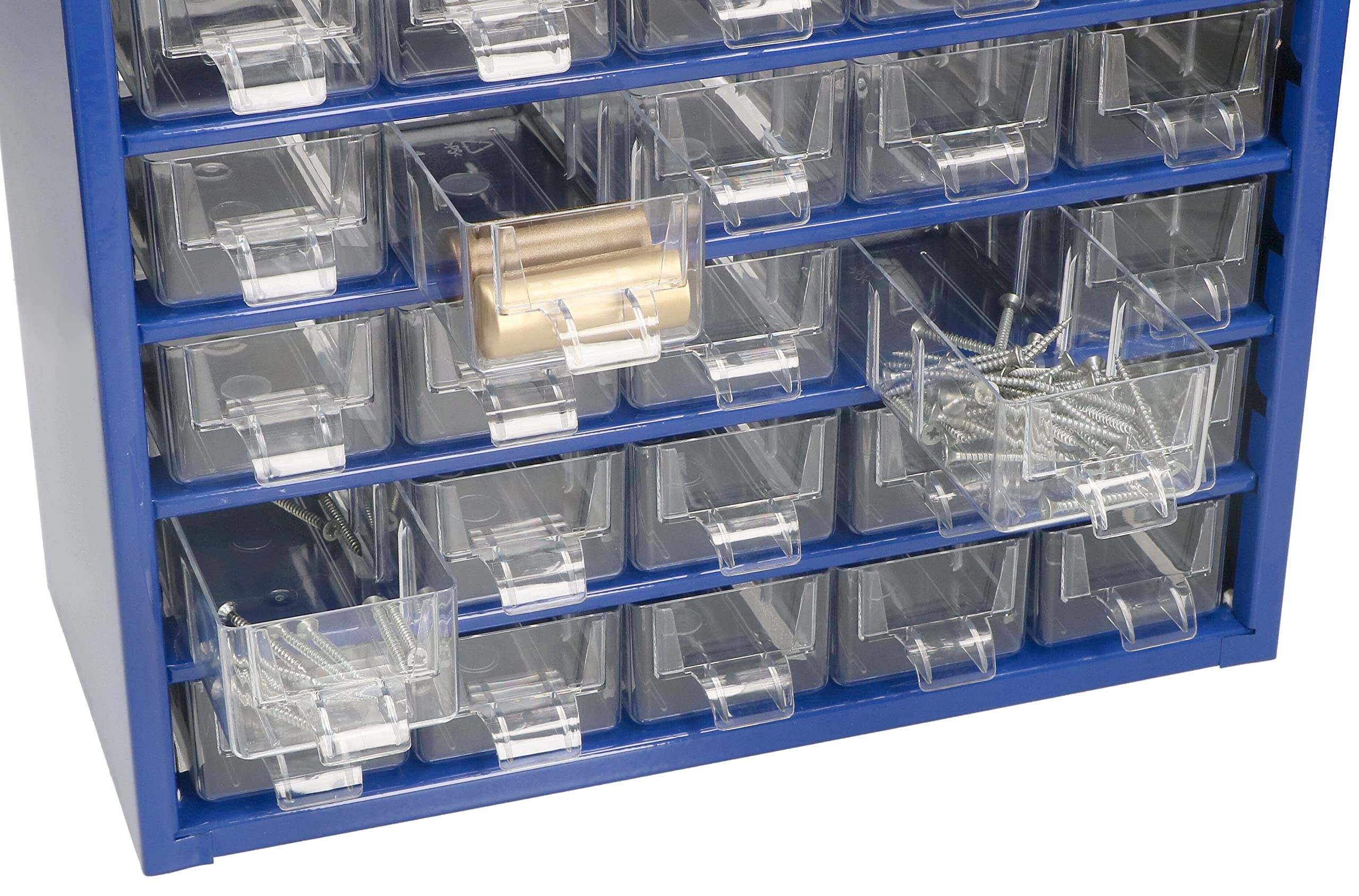 KOTARBAU® Scatola di Stoccaggio, Organizzatore per Officina, altezza x larghezza x profondità: 306 x 551 x 155 mm, Organizzatore per Piccoli Pezzi, Metallo, 60 Cassetti/Scompartimenti, Scatola di