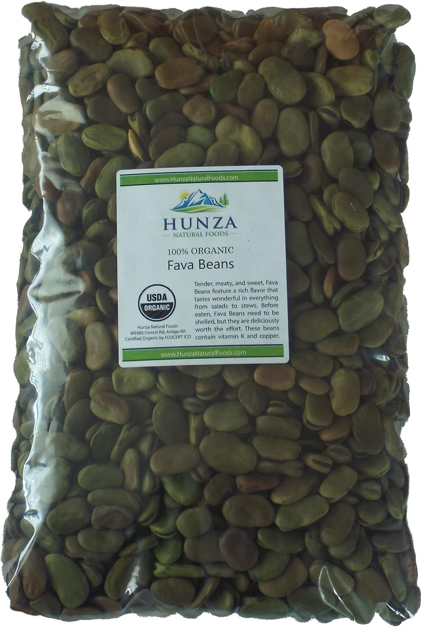 Hunza Organic Fava Beans (5 lbs)