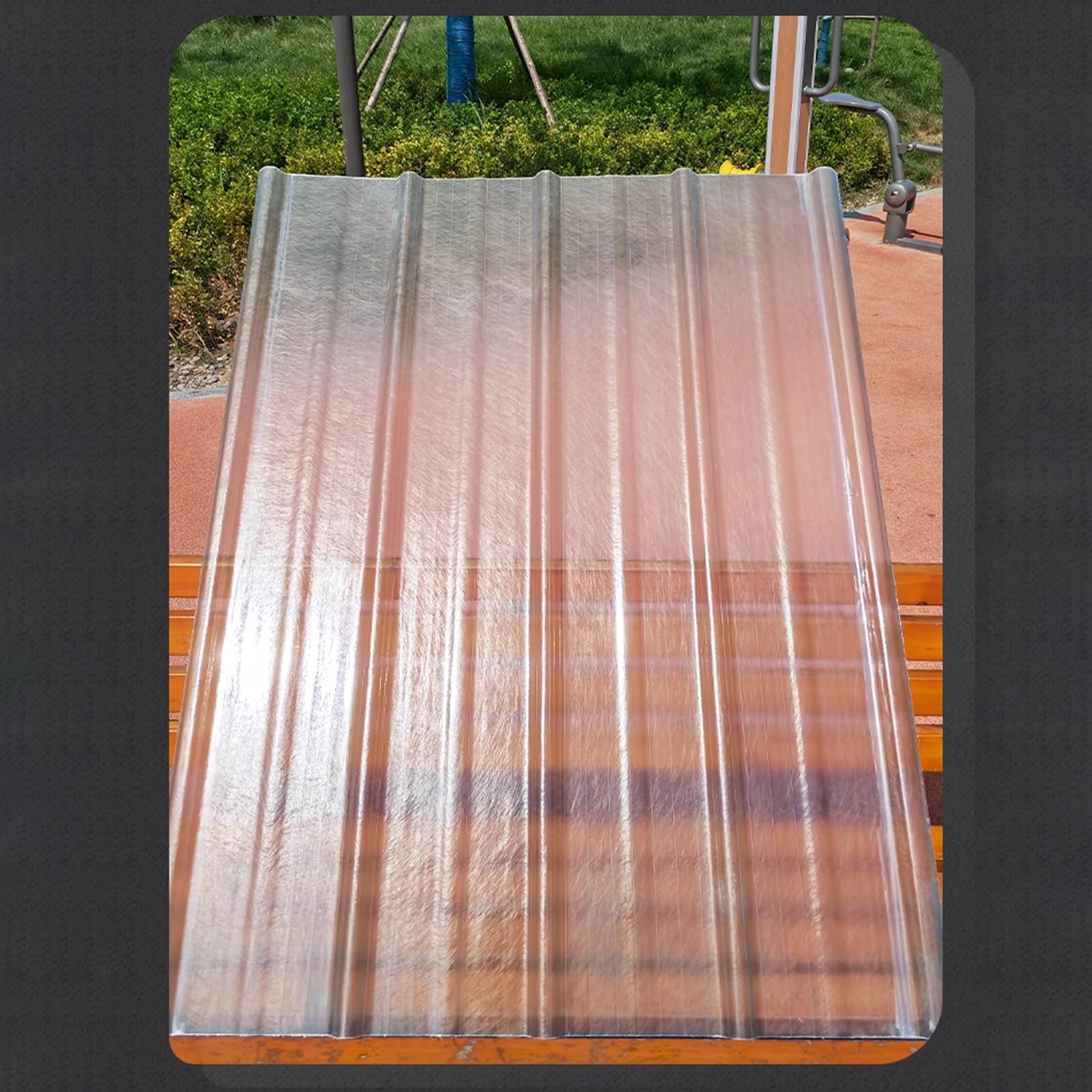 1,5mm Placa Ondulada,Planchas Transparentes Tejados,Paneles for Tejado a Prueba de Lluvia,Captadores de Luz,Chapa Tejado de Aislamiento,Lámina Techo, 3/4/5/7/11/13/16 piezas(5 Pcs,0.9x0.8m/35x31in)