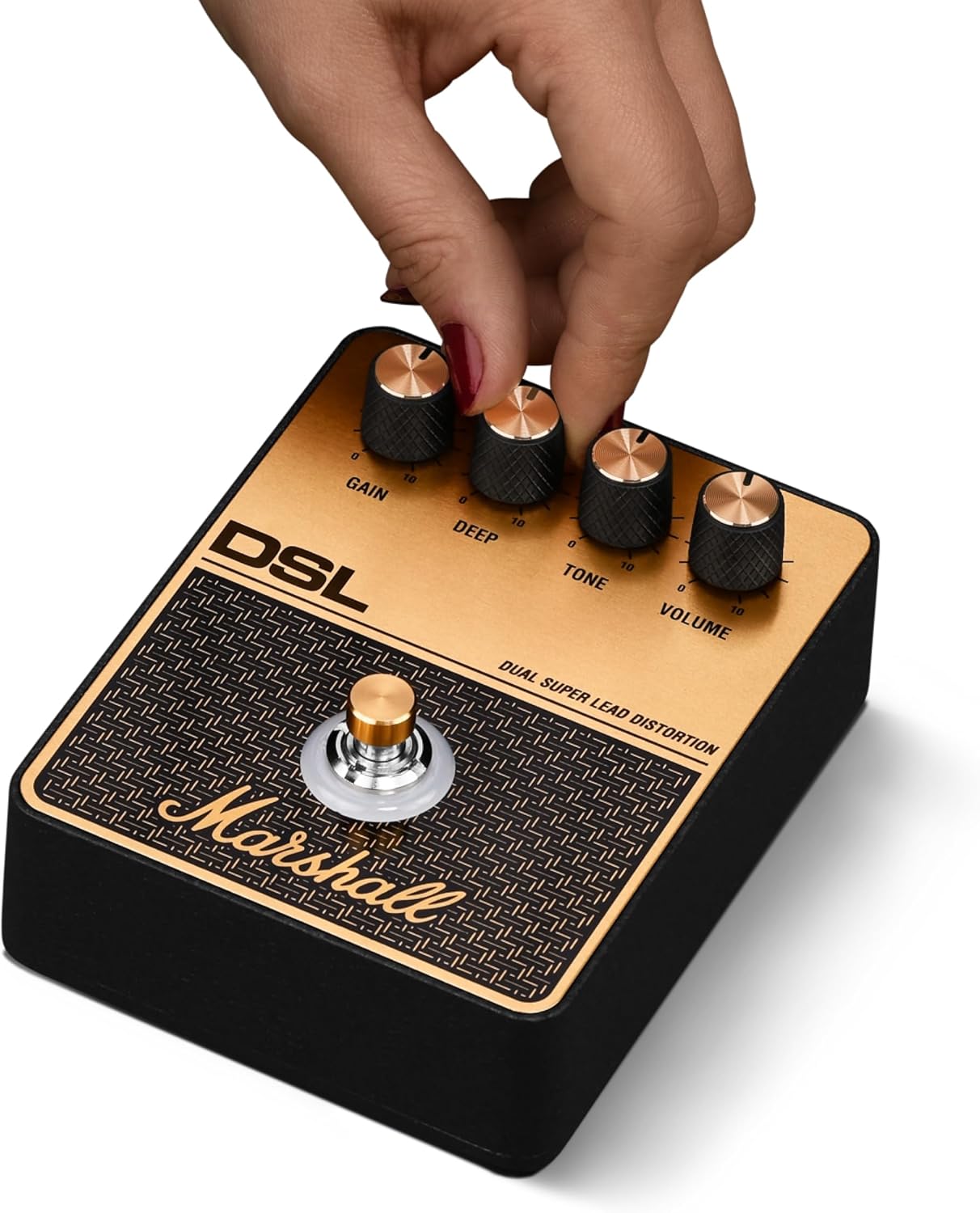 Marshall DSL Overdrive/Distortion Pedal - Black and Gold