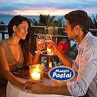 Vista 5 de Maestri Pastai, Gourmet Lumaconi Pasta italiana "pasta caracol cáscara", conchas de pasta grandes acanaladas, también conocida como pasta Lumache