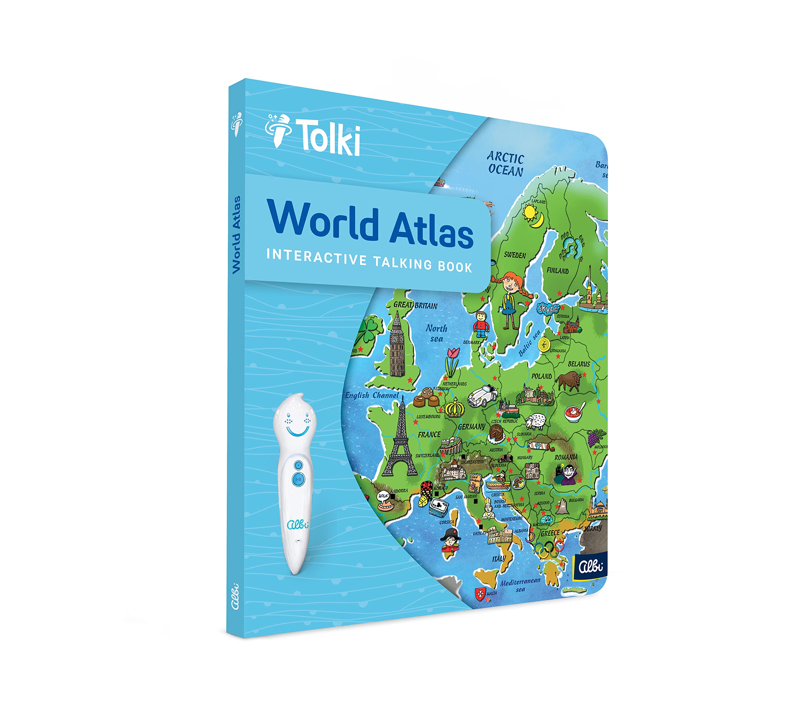 Tolki Albi Pen + World Atlas - w języku angielskim