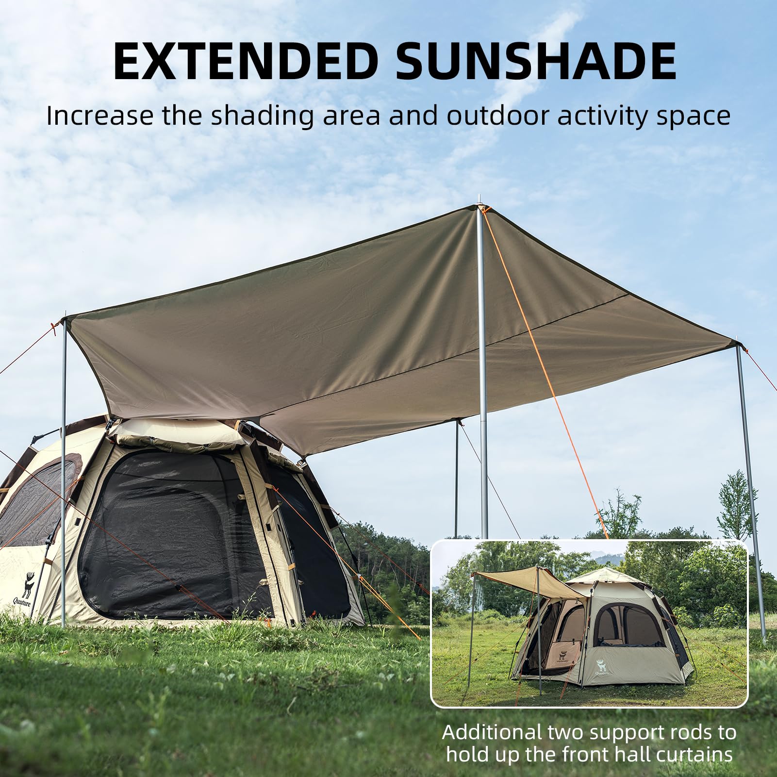 テント・タープ Qunature X-SHAPE STRUCTURAL TENT Qunature X-SHAPE