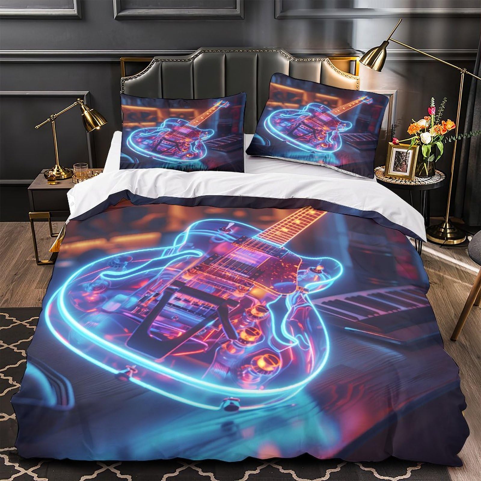 Attrape-rêves néon parure de lit 200x200cm pour chambre d'enfant