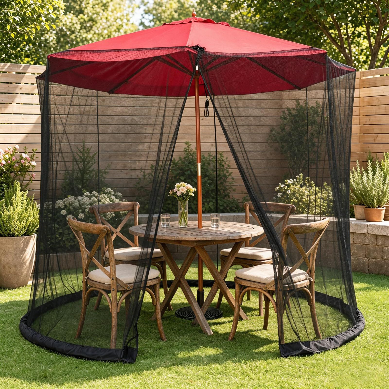 custom screening for patio umbrella Tangkula 9/10FT Screen, with Zipper Door and Polyester Mesh Netting, Height and Diameter Adjustable, Suitable Outdoor Patio Camping Umbrella : Patio, Lawn & Garden related_to_141804 Hand washable Centurion Rugby Tackle Bag Blade Size:5