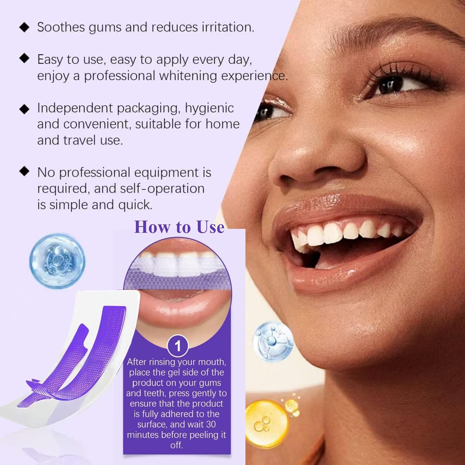 3-in-1 Teeth Whitening Kit,LED Accelerator Light with 3X Whitening Gel Pens & 7pcs Shine Whitening Strips, Professional Home Teeth Whitener for Sensitive Teeth, Removes Coffee & Wine Stains