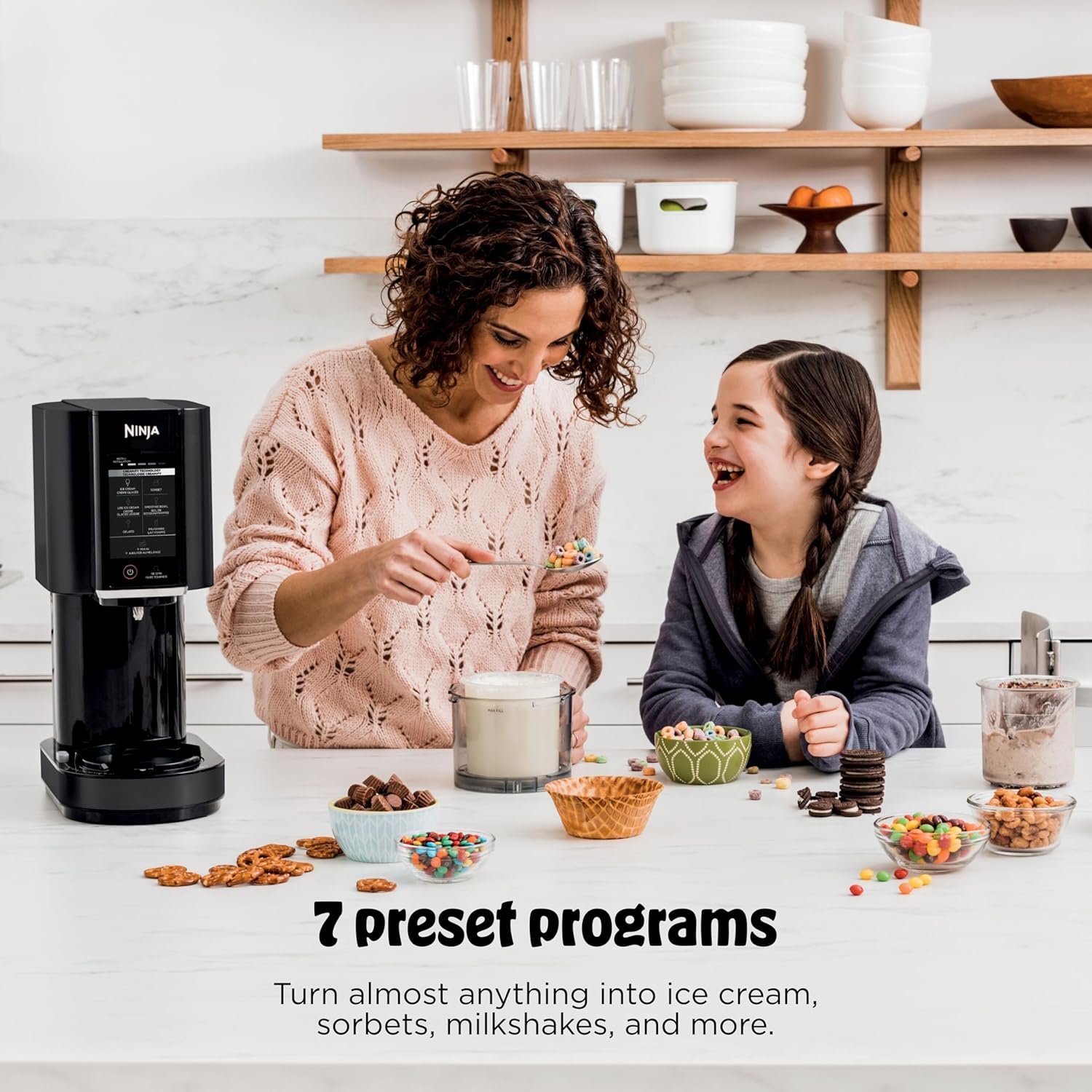 Ninja CREAMi Ice Cream Maker, 7 One-Touch Programs, Creamify Technology, Makes Ice Cream, Sorbet, Milkshakes & More, Customizable Frozen Treats, CN302CCO, (Canadian Version) - Image 2