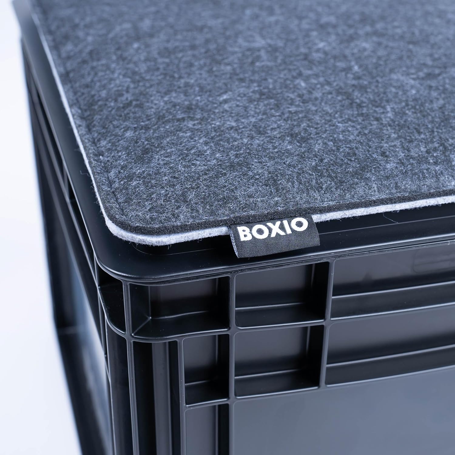 BOXIO - SIT: 4X Grey Seat Cushion for Camping, Toilet & Wash Accessories, Dining & Desk - Chair Pad, Kitchen Chair Cushions, Outdoor Chair Pillow, Bar Stool & Camping Essentials for All Chairs