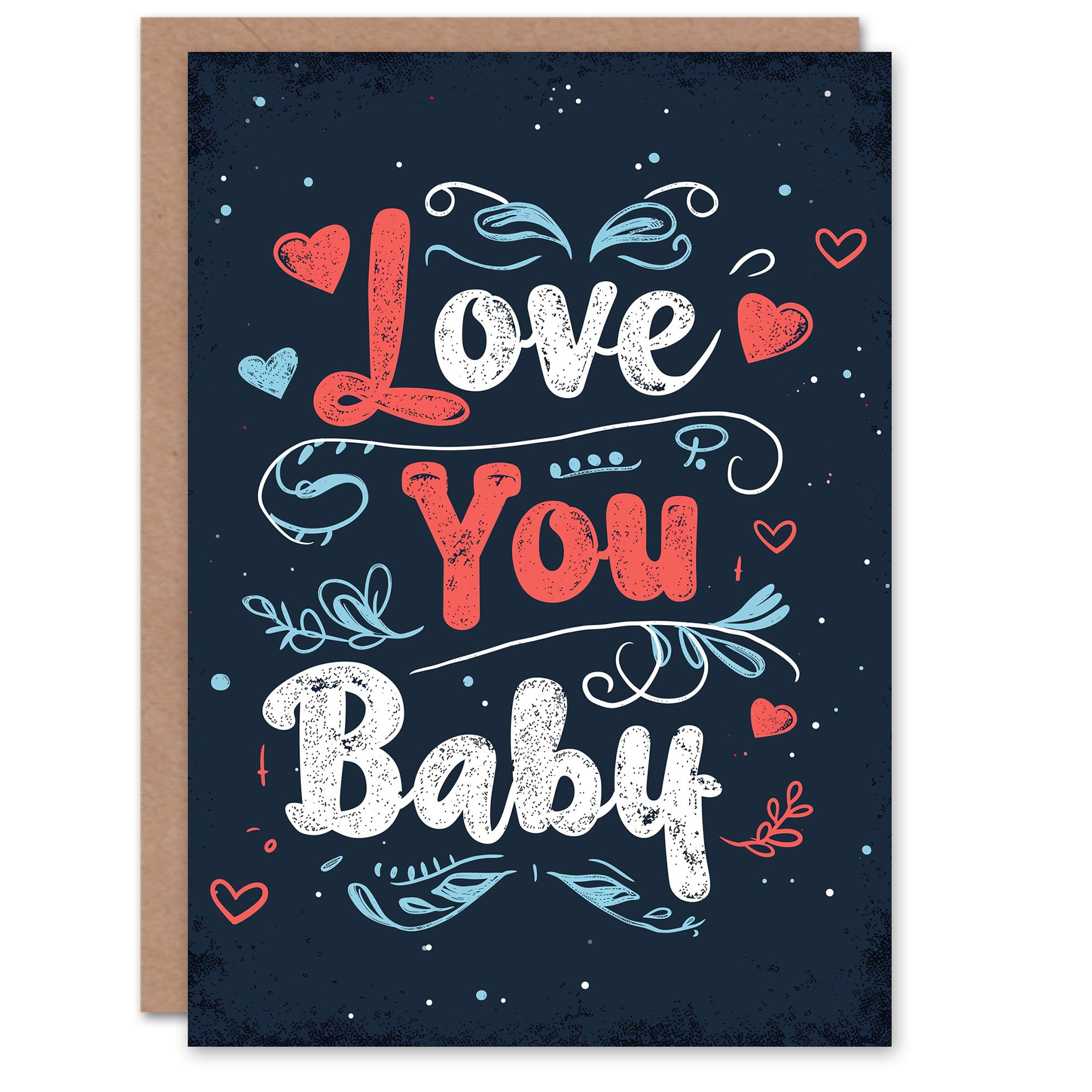 Artery8 Greeting Card - Anniversary Card - Flower Heart Design