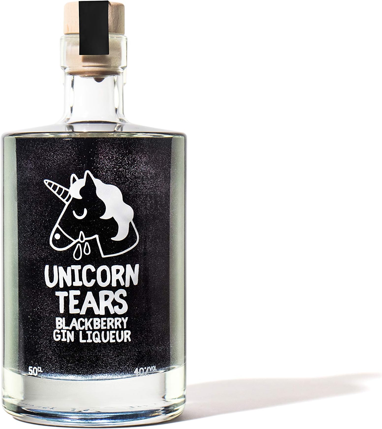 Firebox Unicorn Tears Blackberry Gin - A Blackberry Gin with Spicy Juniper Berries (50cl) - Part of the Mythical Tears Spirits Range by Firebox - We Make Mythical Creatures Cry