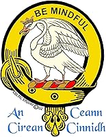 Vista 4 de Campbell (Calder) Scottish Clan Crest Badge Sporran
