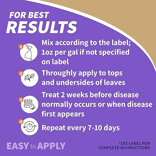 Miniatura 4 de Fungicida químico de cobre 811 4E 16 onzas líquidas de Bonide Cobre