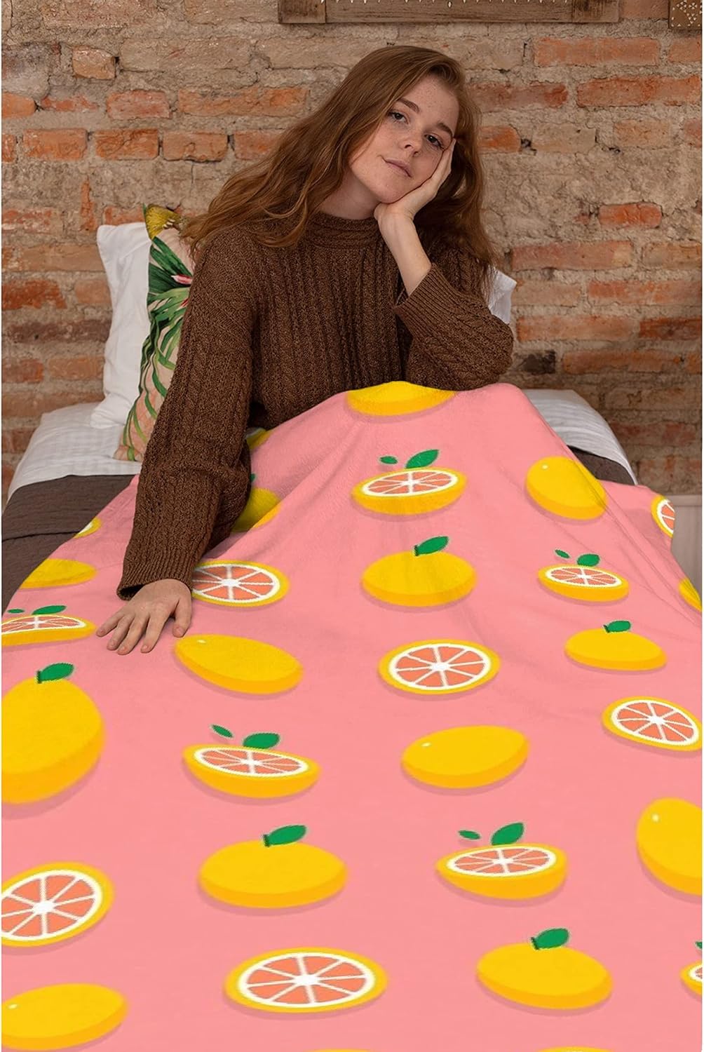 Get Special Price Aopit Labs Lemon Pink Blanket Throw, The Best Gift for Family Friends, Flannel Cozy Microfiber for Couch Home Bed Sofa Travel Lap Chairs Dorm 120x90 Blanket for Family 🛒 Crazy Deals Aopit Labs Lemon Pink Blanket Throw, The Best Gift for Family Friends, Flannel Cozy Microfiber for Couch Home Bed Sofa Travel Lap Chairs Dorm 120x90 Blanket for Family