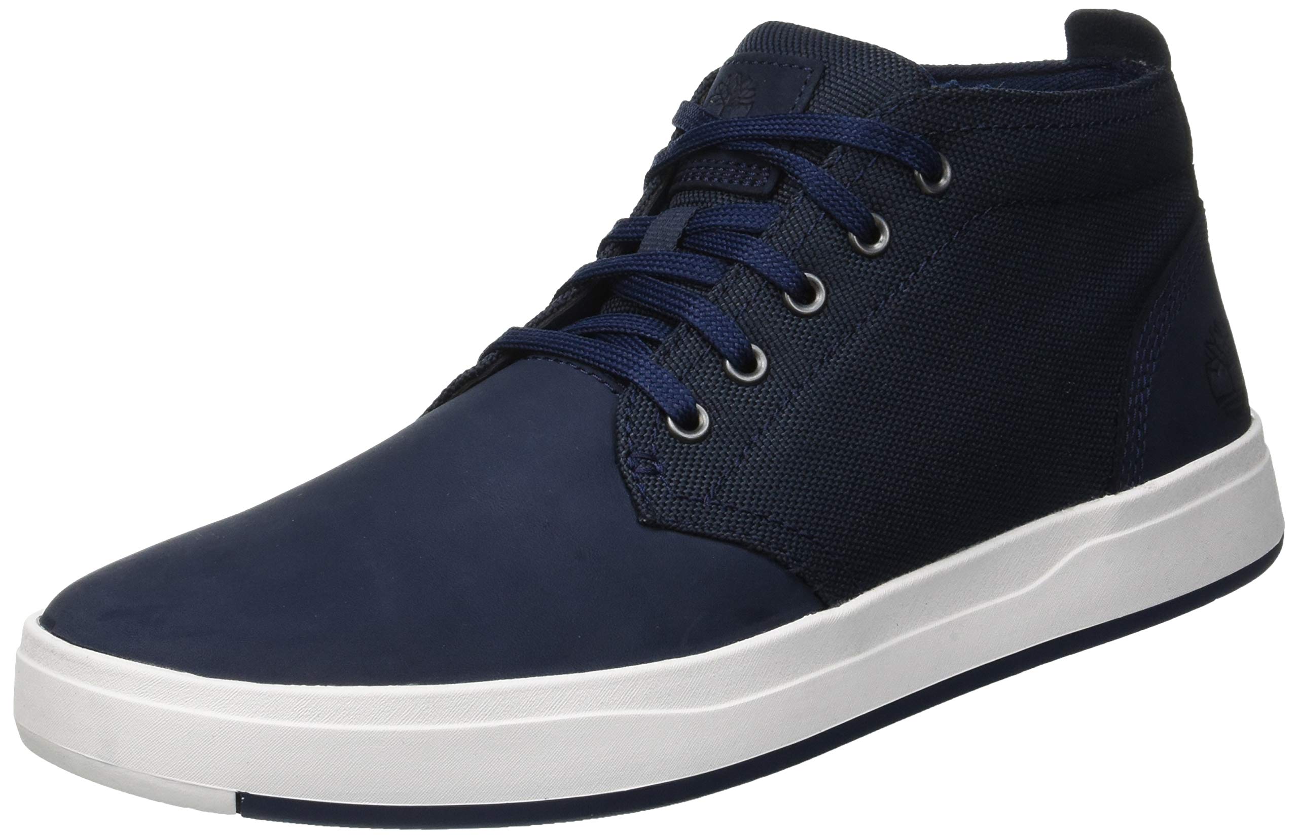 Timberland Mens Davis Square Mixed-Media Chukka Sneaker