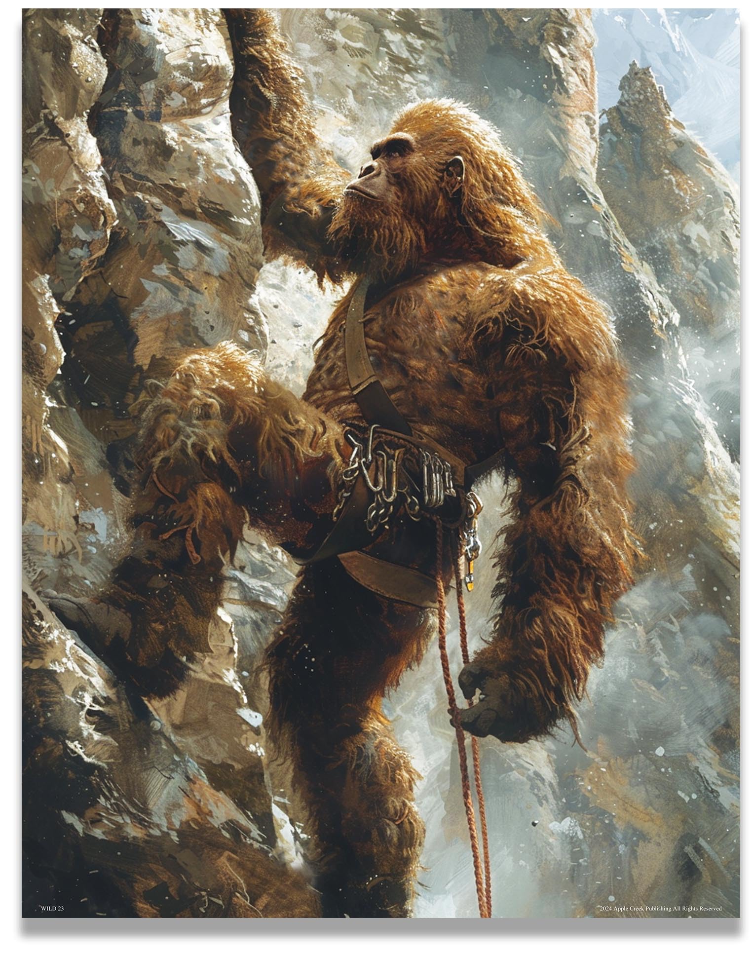 Amazon.com: Apple Creek Moving On Up - Bigfoot Poster Sasquatch