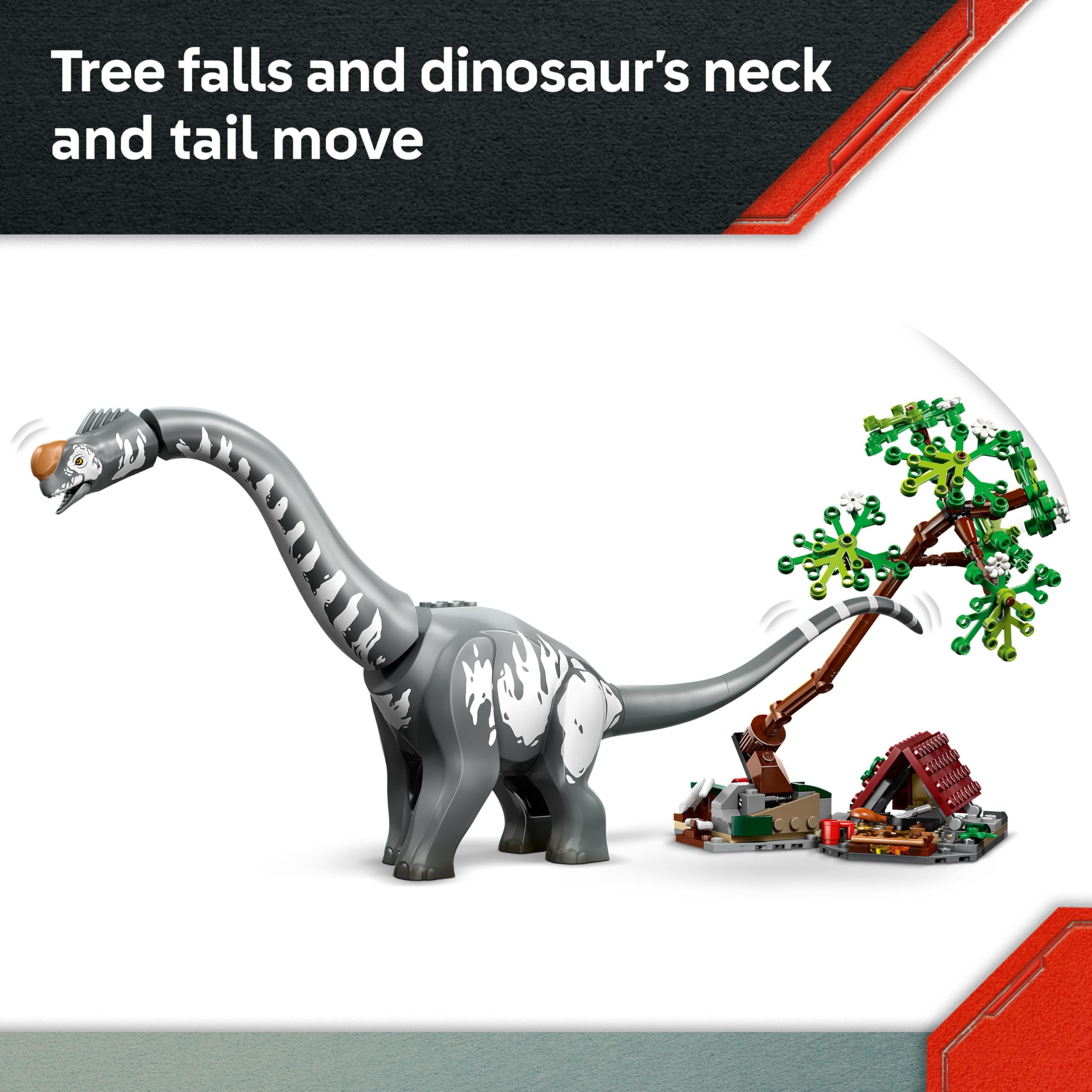 LEGO Jurassic World Raptor & Titanosaurus: Große Fährtensuche - 76973 LEGO Raptor & Titanosaurus mit Polybag-Geschenk, Jurassic Park Set Dinosaurier ab 7 Jahre - Neuheiten 2025