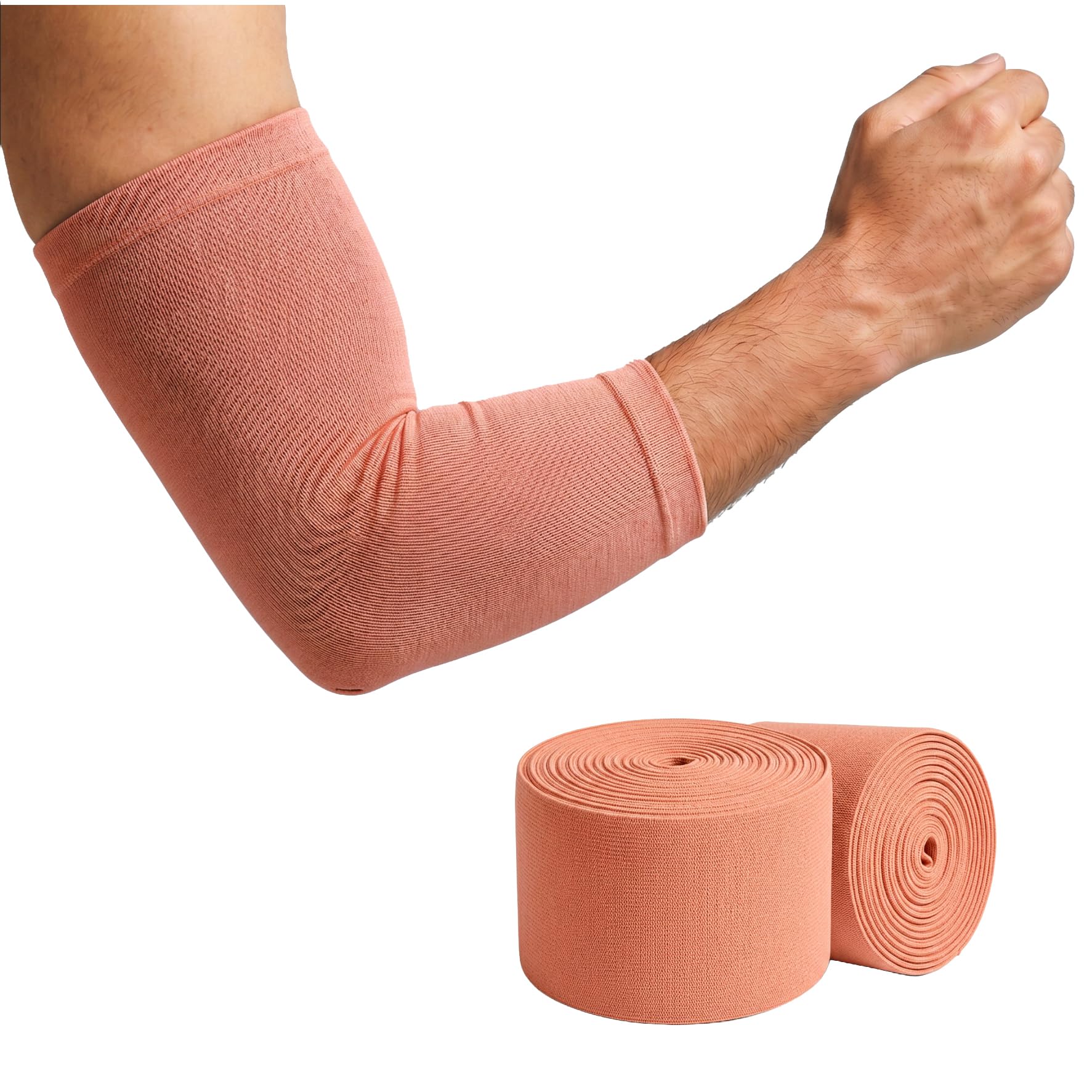 Dyna Cricket Sleeve | Sports Sleeve | Mild Compression | Injury Prevention for Men and Women | Sun Protection Arm Sleeve | Breathable & Reusable