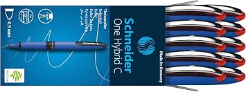Schneider alıcının dönerbaşlı kalem One Hybrid C 03, Hybrid-Konusspitze 0,5 mm Kırmızı