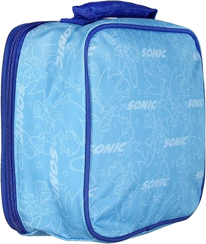 Miniatura 3 de AI ACCESSORY INNOVATIONS Sonic The Hedgehog - Lonchera con aislamiento Kickin' It para niños, para alimentos calientes y fríos, bebidas y aperitivos