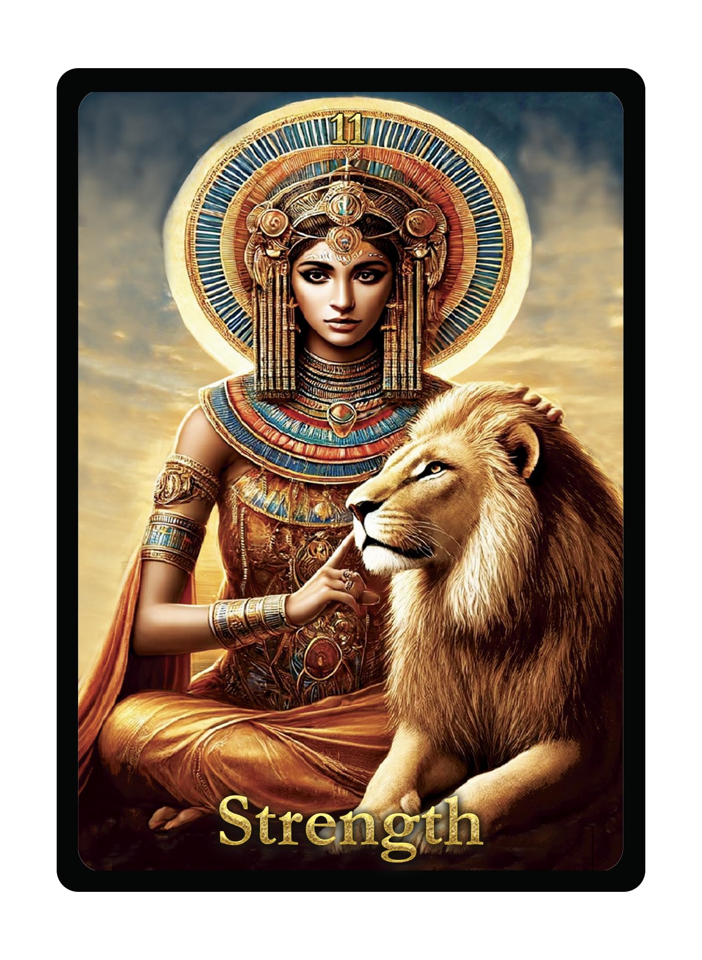 Tarocchi delle Piramidi Guidance Meditazione Deck, 78 Carte con Illustrazioni e Citazioni