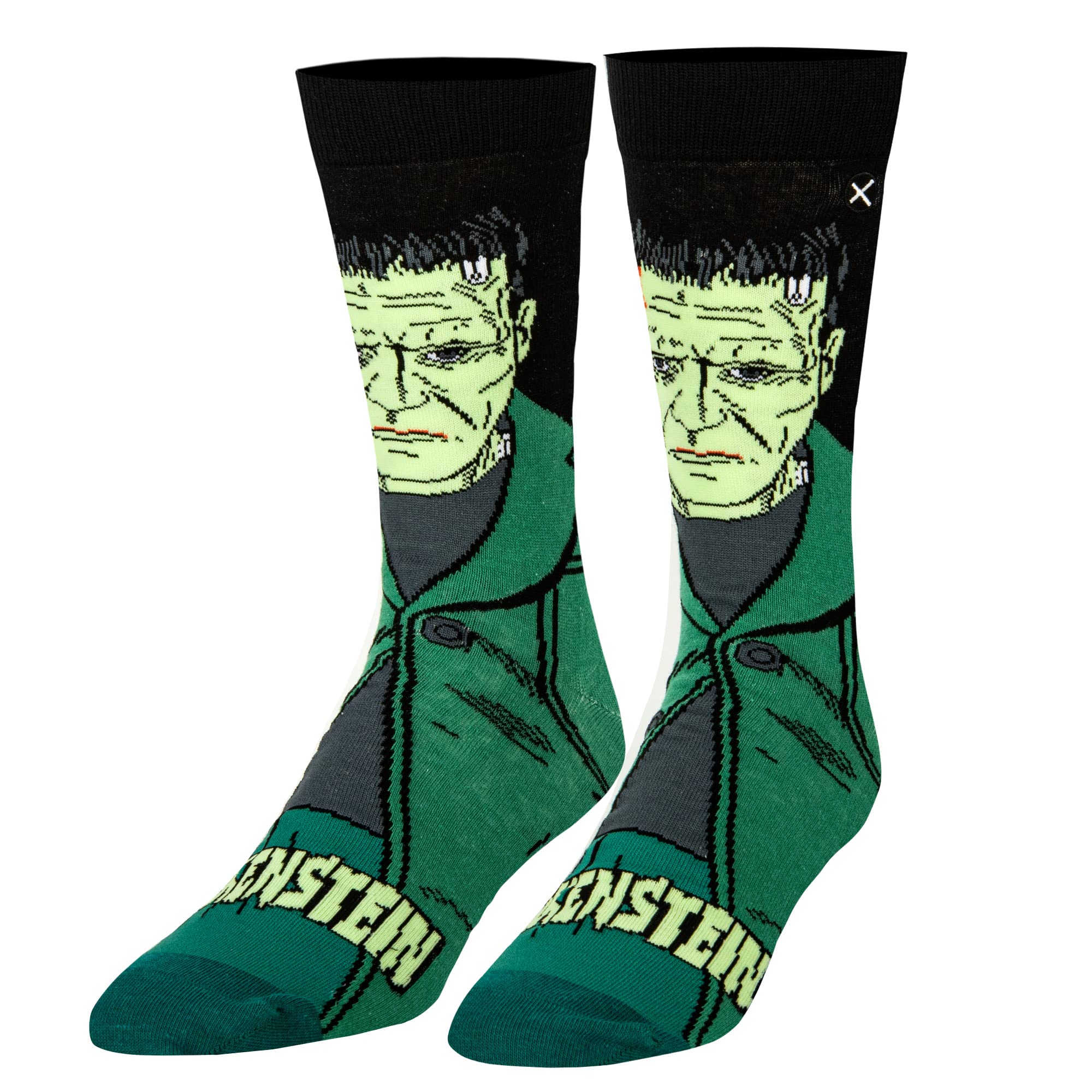 Odd Sox Men's Frankenstein Crew Socks - Universal Monsters Collection (Uk 6-12 | Eu 40-46) (Frankenstein)
