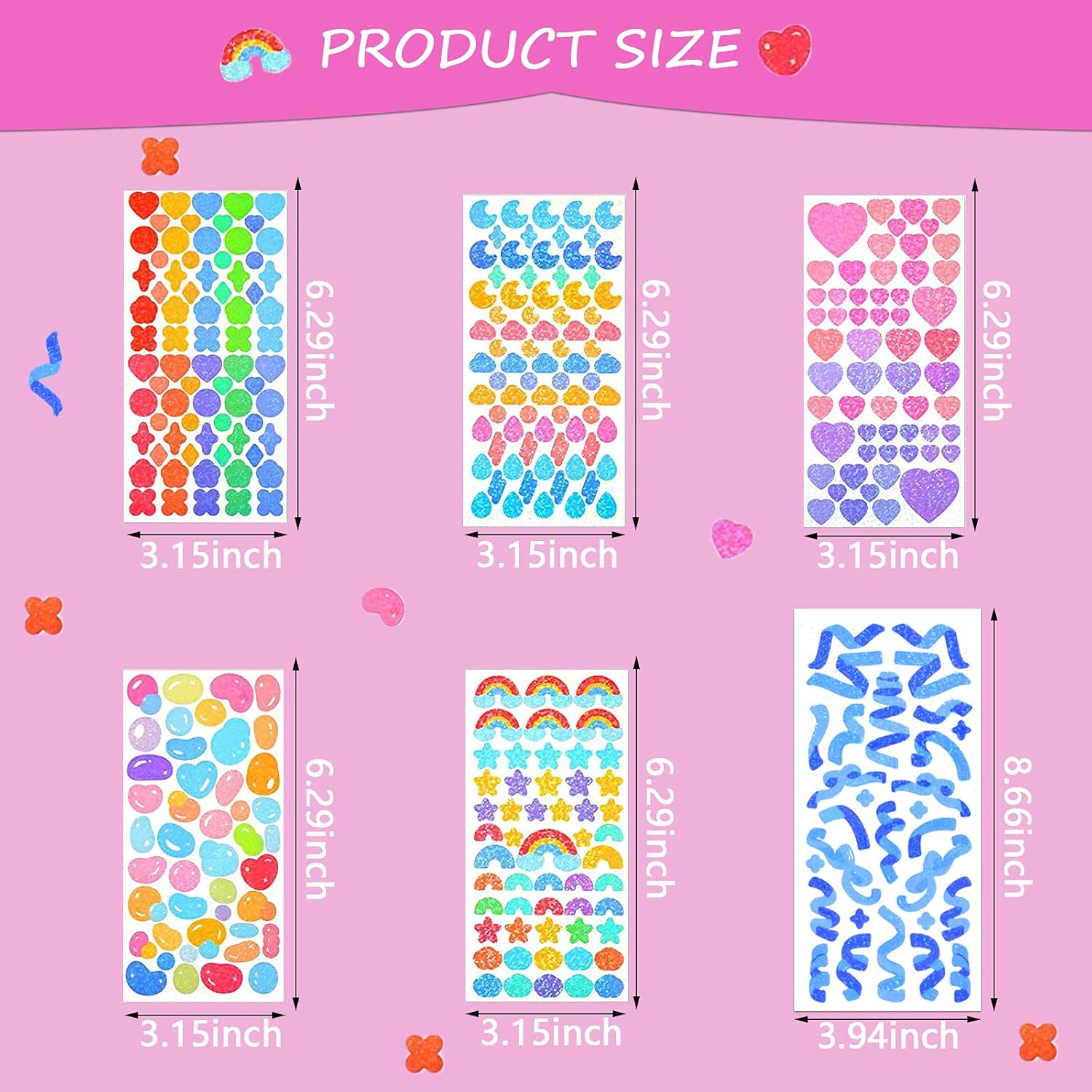 amazon com 18 sheets colorful small letter stickers self adhesive alphabet korean deco stickers glitter ribbon sticker kawaii polco confetti stickers for photocard stationery scrapbook toploader decorative