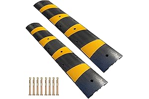 Ultimate Driveway Guardian: 6ft Speed Bumps for Enhanced Safety and Traffic Control