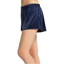Jasmine Silk Lady's Classic Silk French Knickers boxers Navy Extra Large
