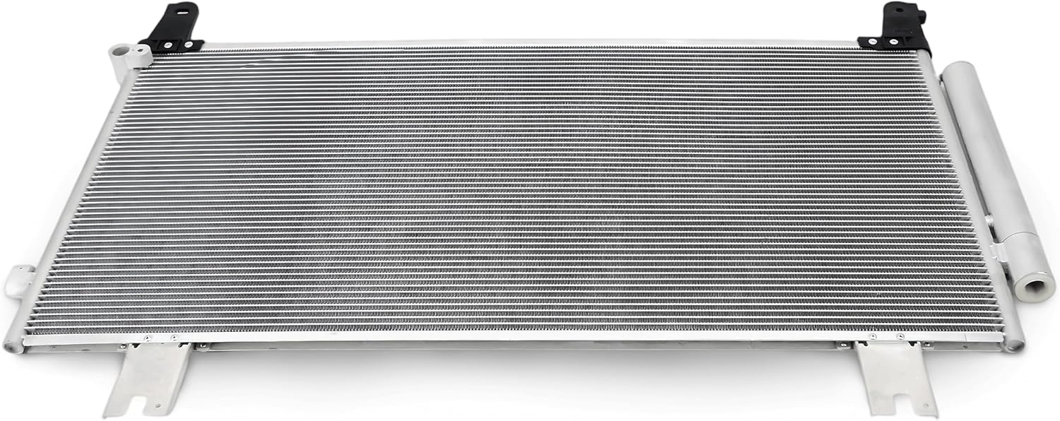 AC Condenser 80100TLAA01 Compatible with Honda CR-V 1.5L Turbo 2017-2022, Aluminum Air Conditioning Condenser Replacement 30063 HO3030167, Car AC Cooling Condenser with Louvered Fins