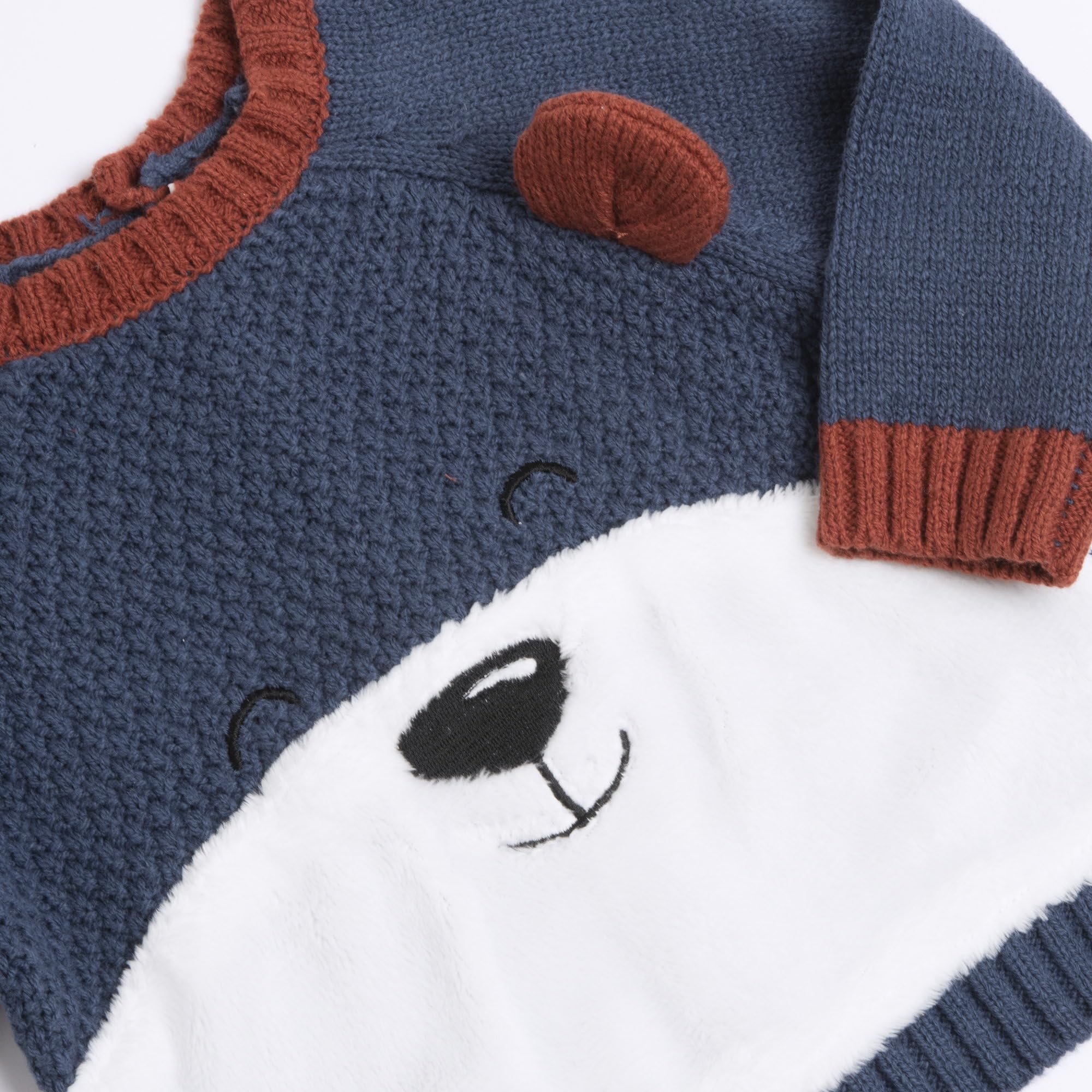 Chicco, Strickjacke für Neugeborene, Baumwolle, Wollmischung, mehrfarbig
