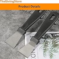 Vista 6 de 2 espátulas multiusos de limpieza de cocina, pala de hielo para refrigerador, congelador, espátula de desengrase, sartén de limpieza, mango