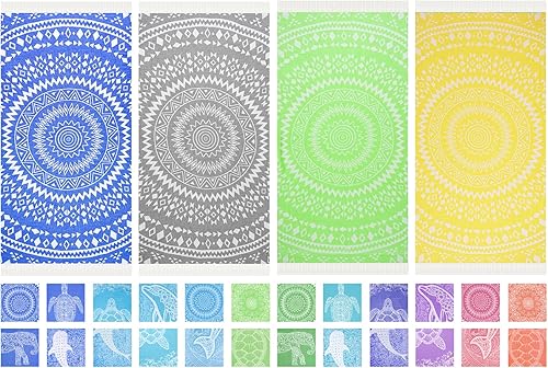 Widdonen Toalla de playa turca fina de secado rápido, absorbente, de algodón, ligera, toallas de baño para piscina, extra grande, toalla de gran