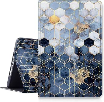for Amazon Fire Max 11 Tablet Case 13th Generation, 2023 Release 11",Slim Multi-Angles Stand Cover Case for Kindle Fire Max 11 13th Gen with Auto Wake/Sleep-Geometric Gold Marble
