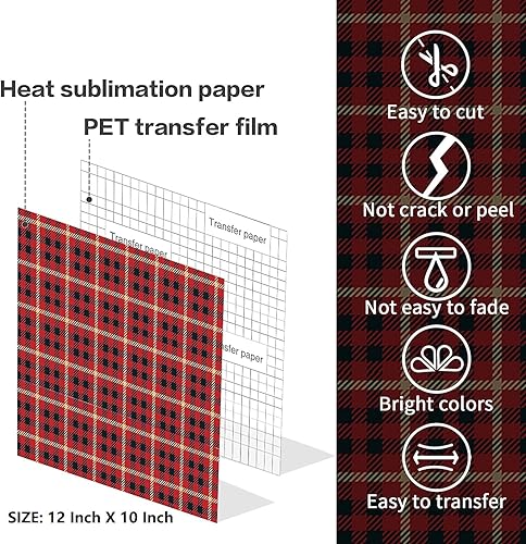 Miniatura 3 de Hojas de transferencia de tinta infusible de San Valentín vinilo de transferencia de calor imprimible para Cricut prensa de tazas posavasos de