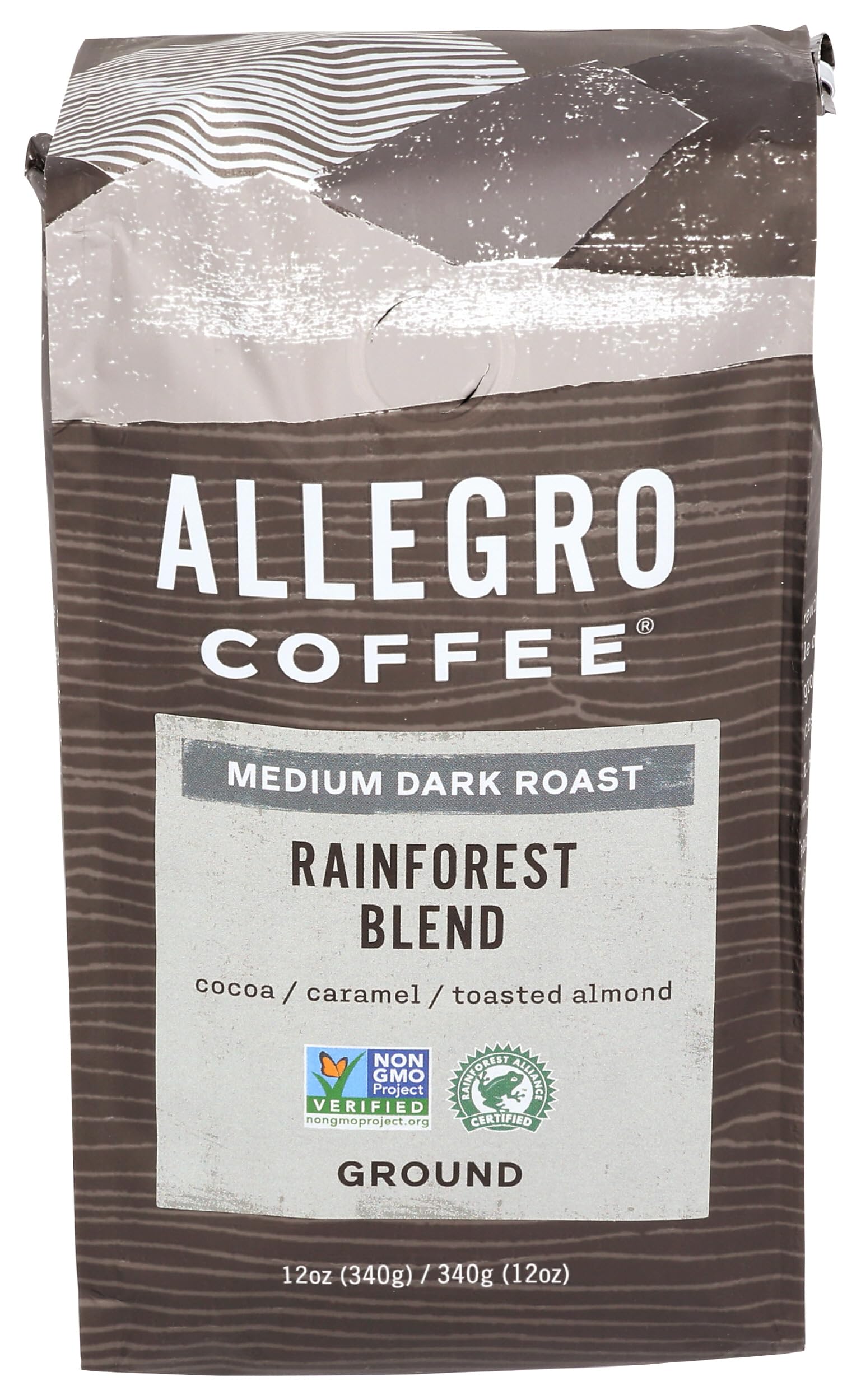 Allegro Coffee Rainforest Blend Ground Coffee...
