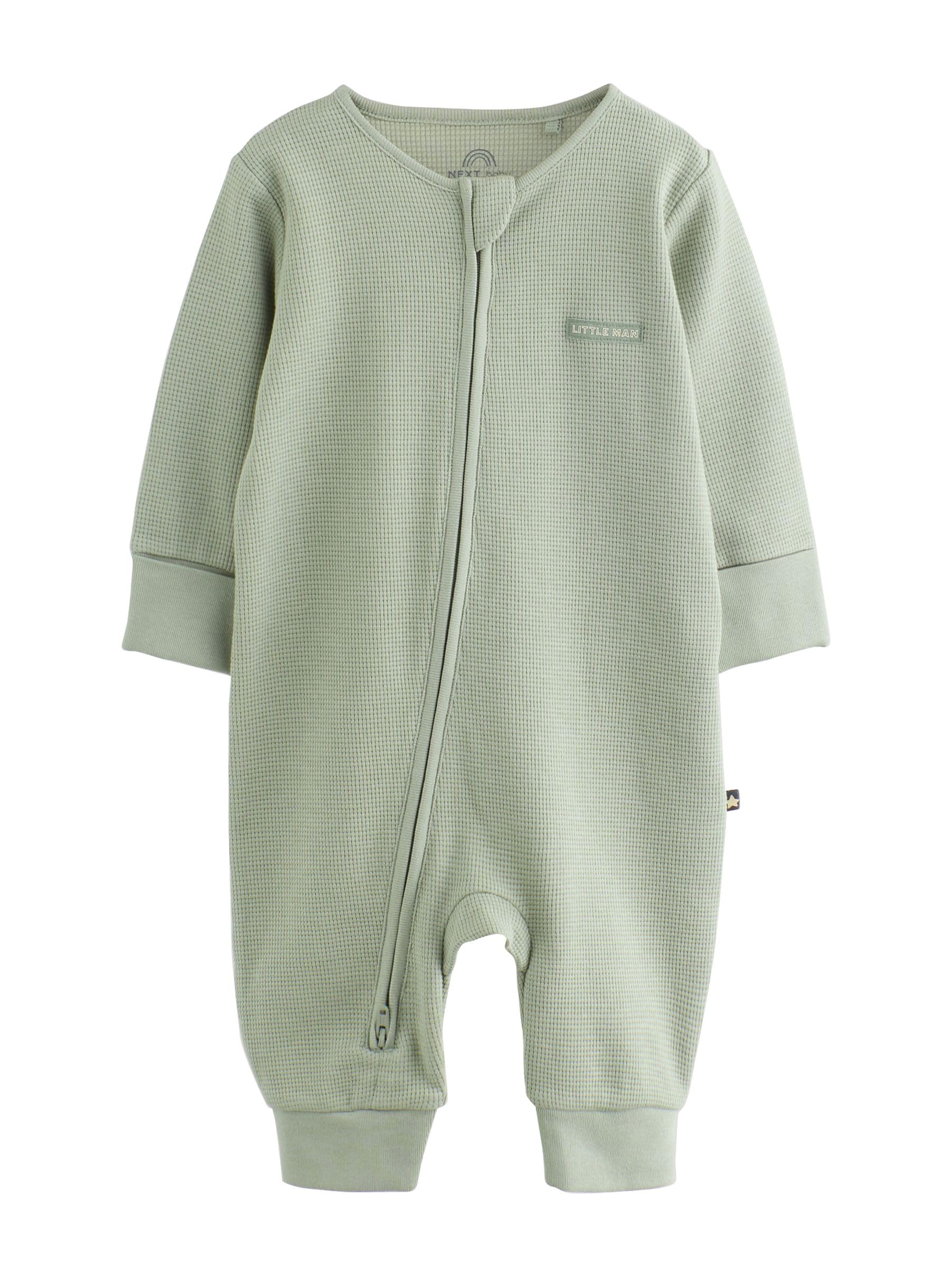 NEXT Bambini Confezione da 4 Tutine per Neonati con Zip bidirezionale