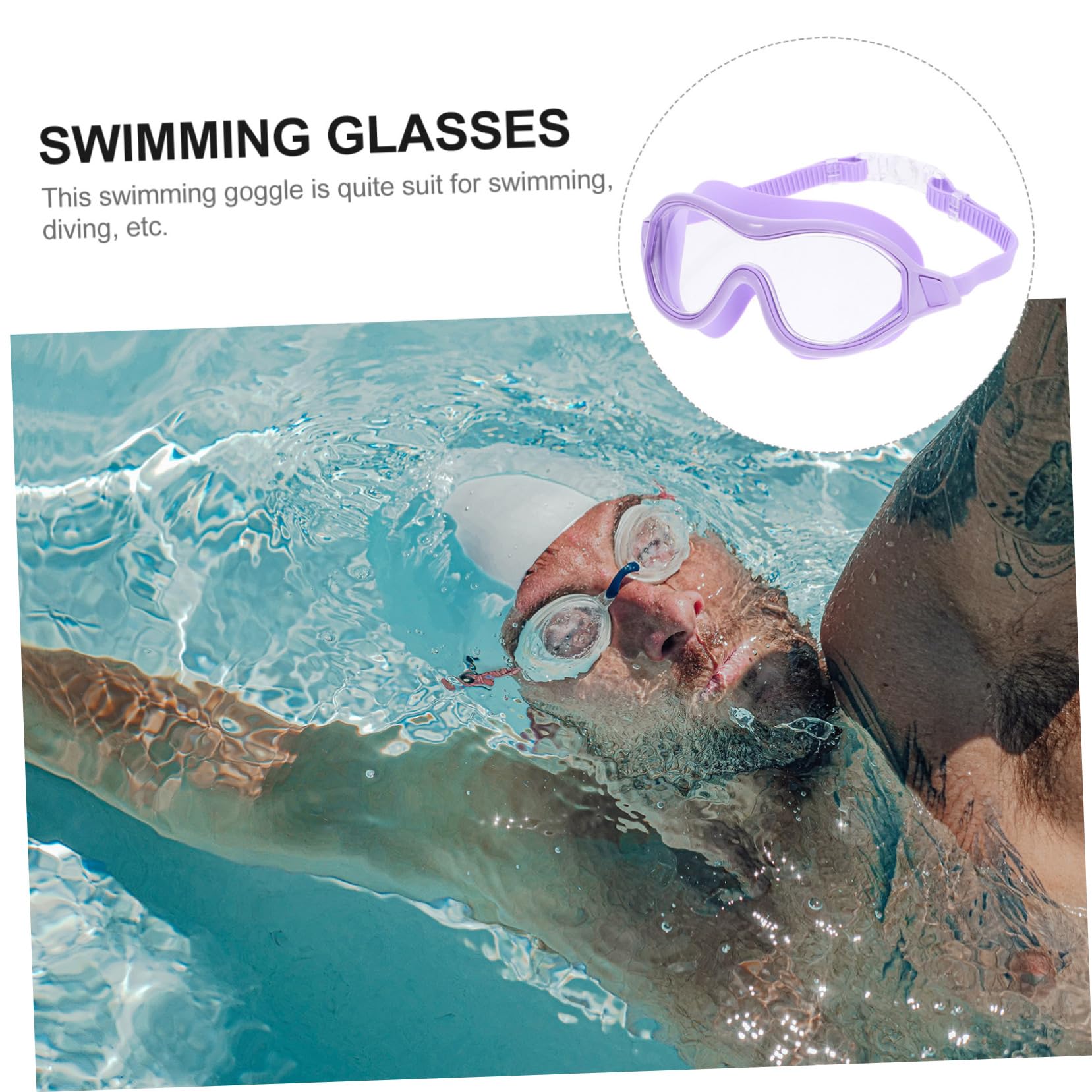 Sosoport 2 Pezzi Occhialini Da Nuoto Impermeabili Occhiali Occhialini Da Nuoto Per Uomo Occhialini Da Nuoto Senza Perdite Comodi Da Indossare Occhiali Per Adulti Occhiali Da Uomo Per Nuoto