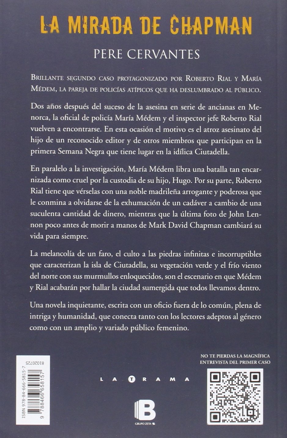 La mirada de Chapman (La Trama)