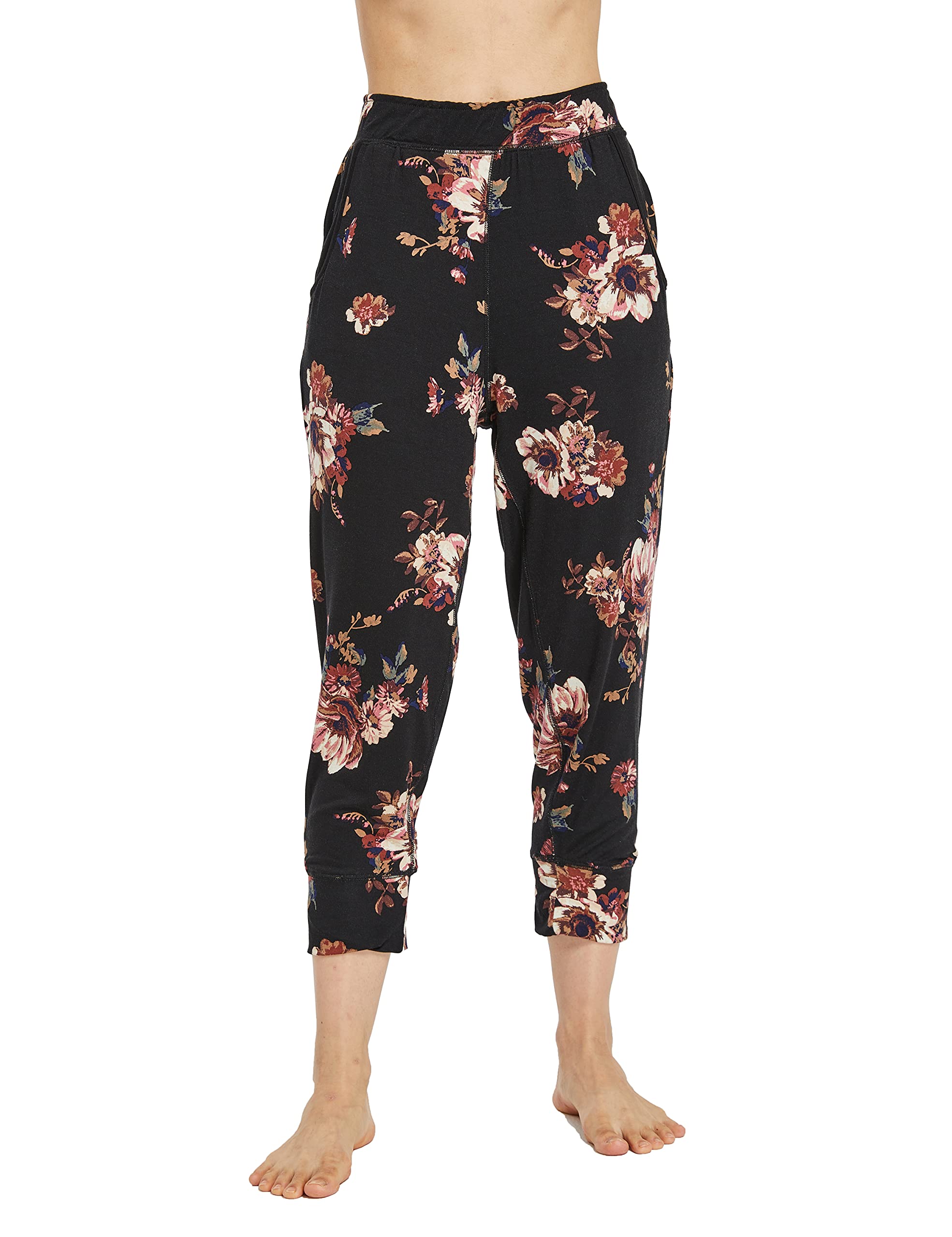 CYZ Womens Casual Stretch Cotton Pajama Pants Simple Lounge Pants