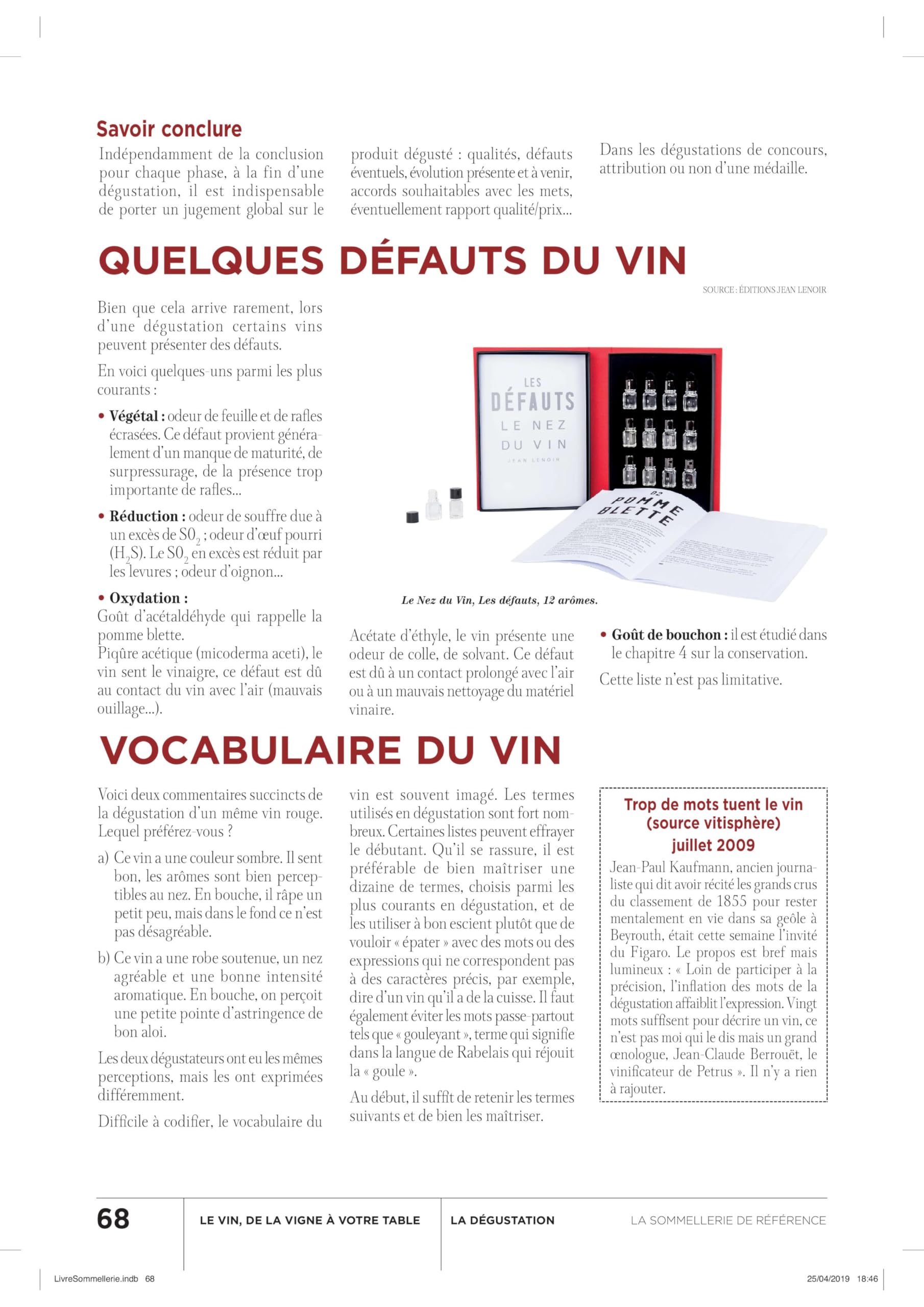 La sommellerie de référence: La référence de la formation des sommeliers