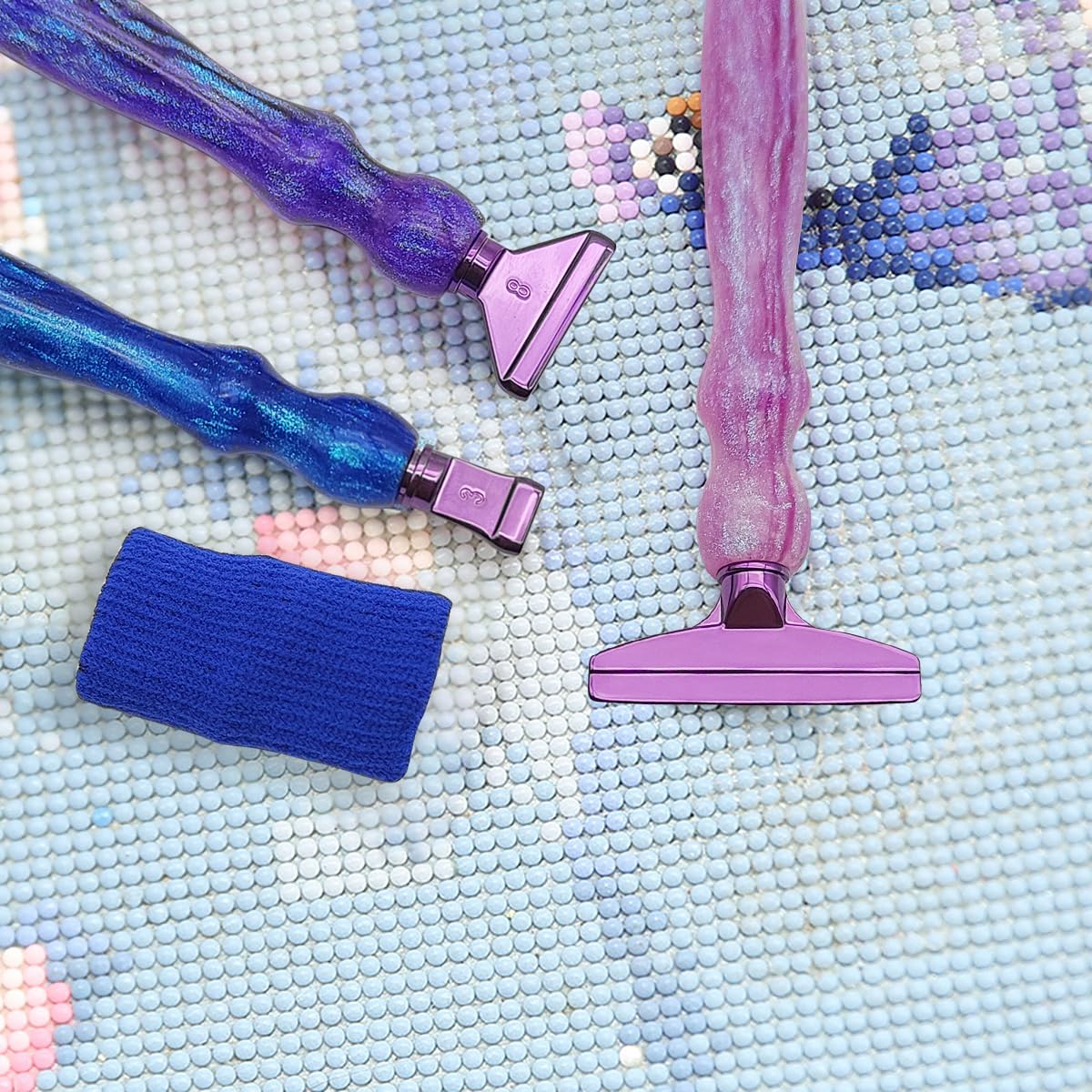 Kit Penne Per Pittura Diamante 5D - 24 Accessori Con Punte In Metallo E Argilla, Perfetto Per Diamond Painting - Foto 11