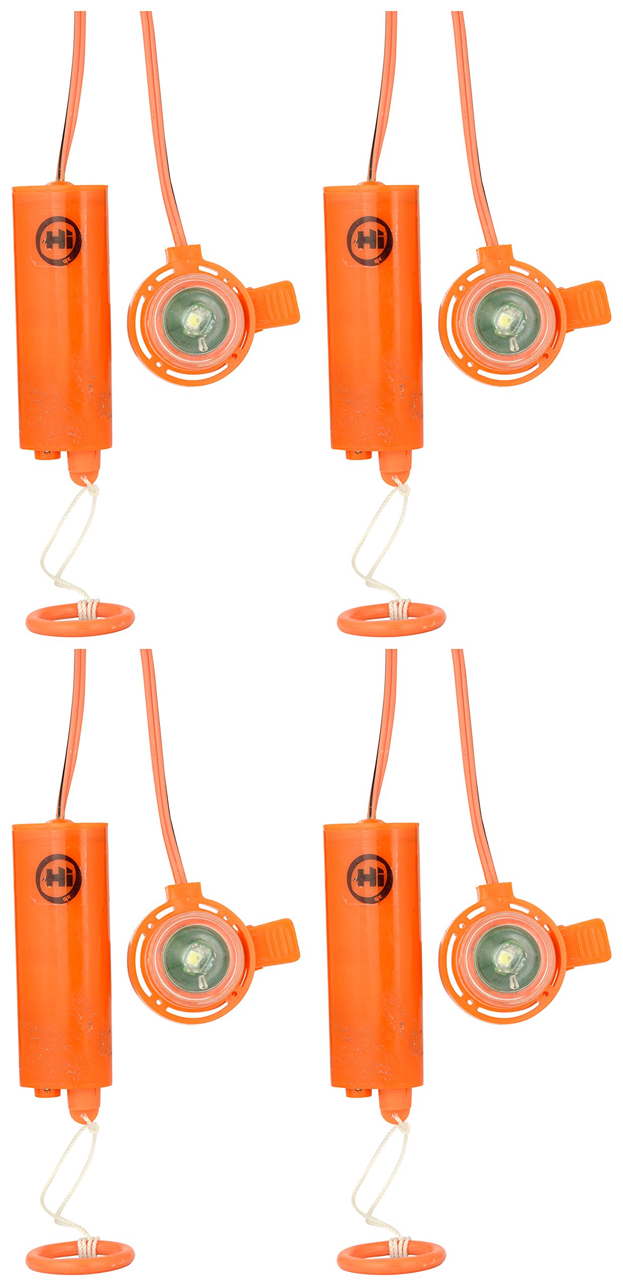 Hansika Industries Plastic Life Jacket Light (Orange, Set Of 4