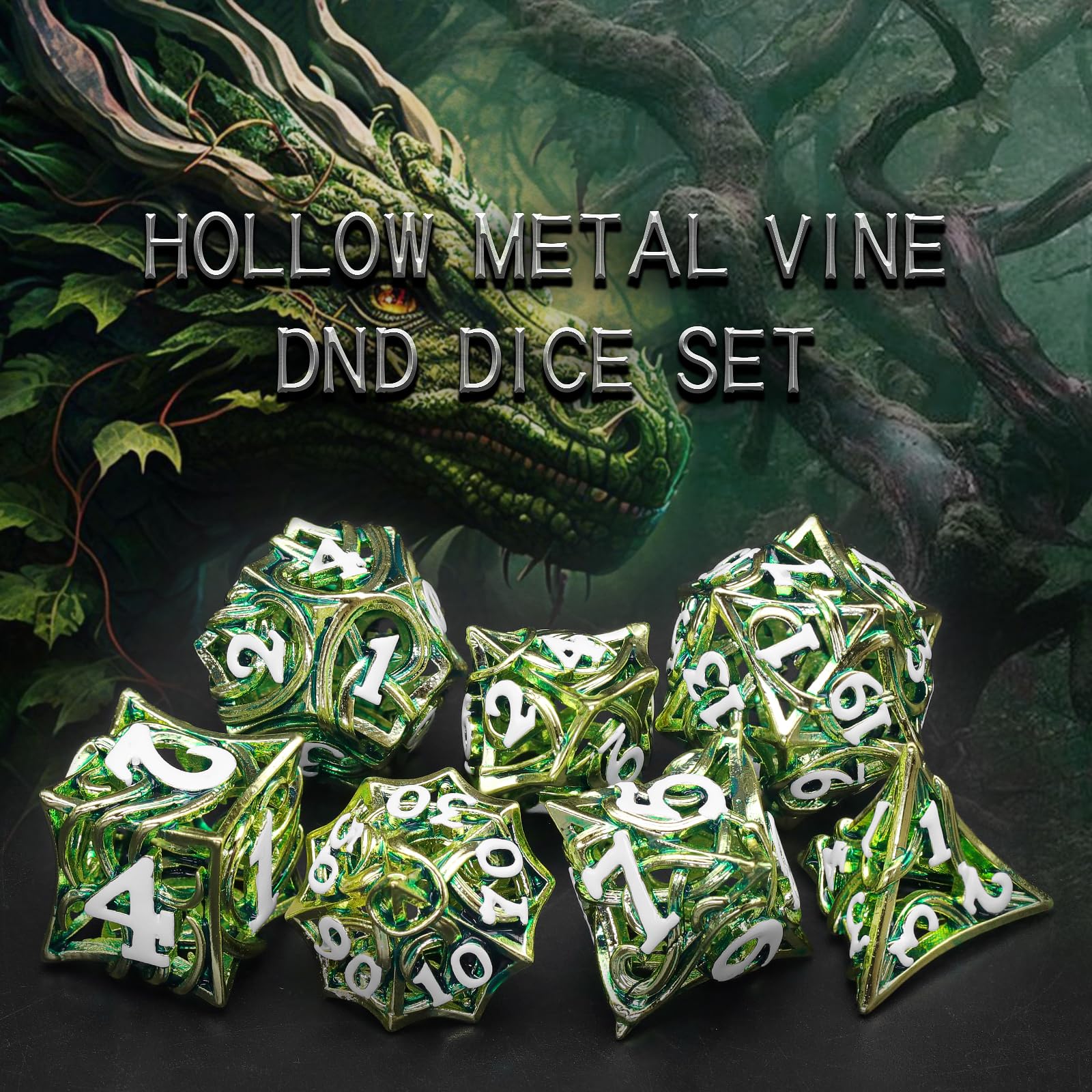 FONVGOGO Dados de rol para Dragones y Mazmorras Dados