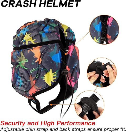 Miniatura 2 de Casco de rugby, suave casco de fútbol 7v7, casco de rugby, suave acolchado, casco de rugby, protector de cabeza para autismo, necesidades