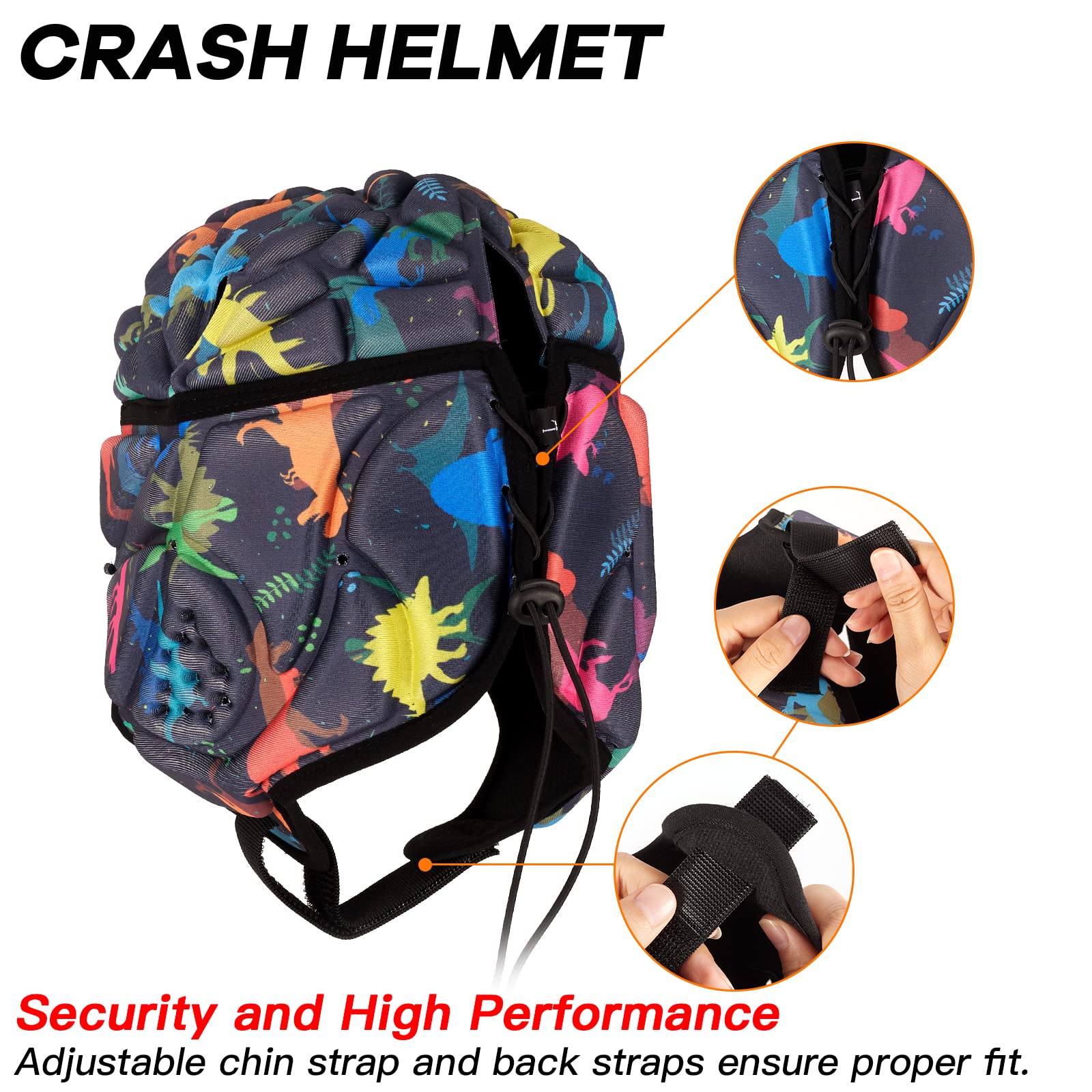 Rugby Headguards, Soft Football Helmet 7v7 Rugby Helmet Soft Padded Headgear Rugby Helmet Headguard Autism Special Needs Head Protection for Adults Kids